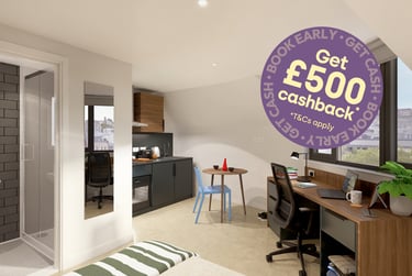 Deluxe Studio at Croft Court, 16 Stokes Croft, St Paul's, Bristol, BS13PR - Image 1